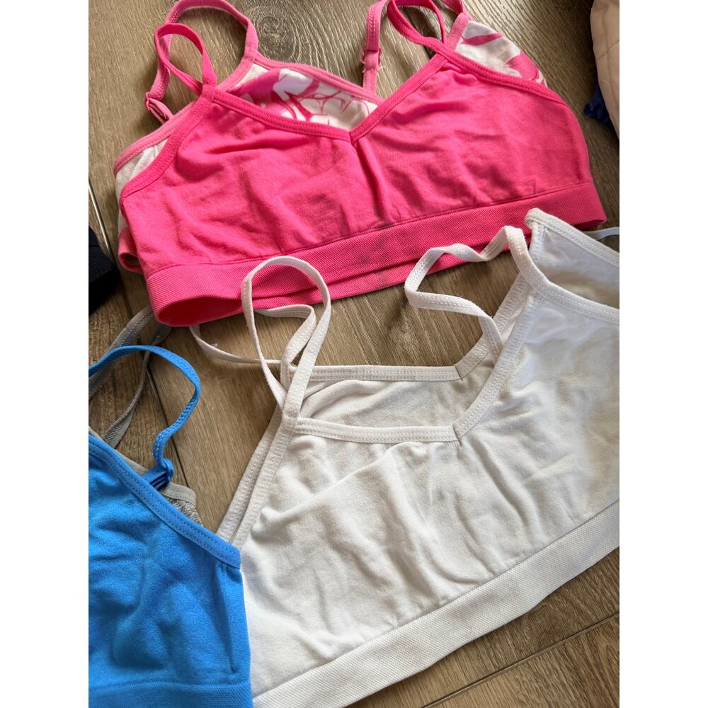 Sweet & Sassy Girls Large Training Bralette 8-Pack Set - Picture 3 of 9